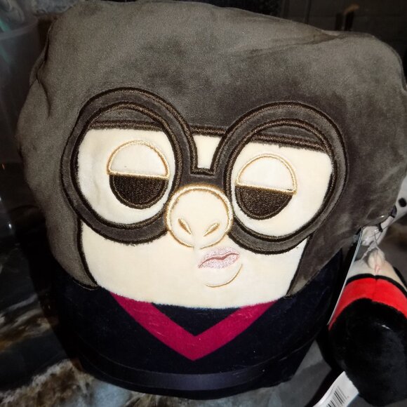 Squishmallows Disney Incredibles 10” Edna Mode & 5 inch Jack Jack Set Pair NEW - Picture 1 of 3
